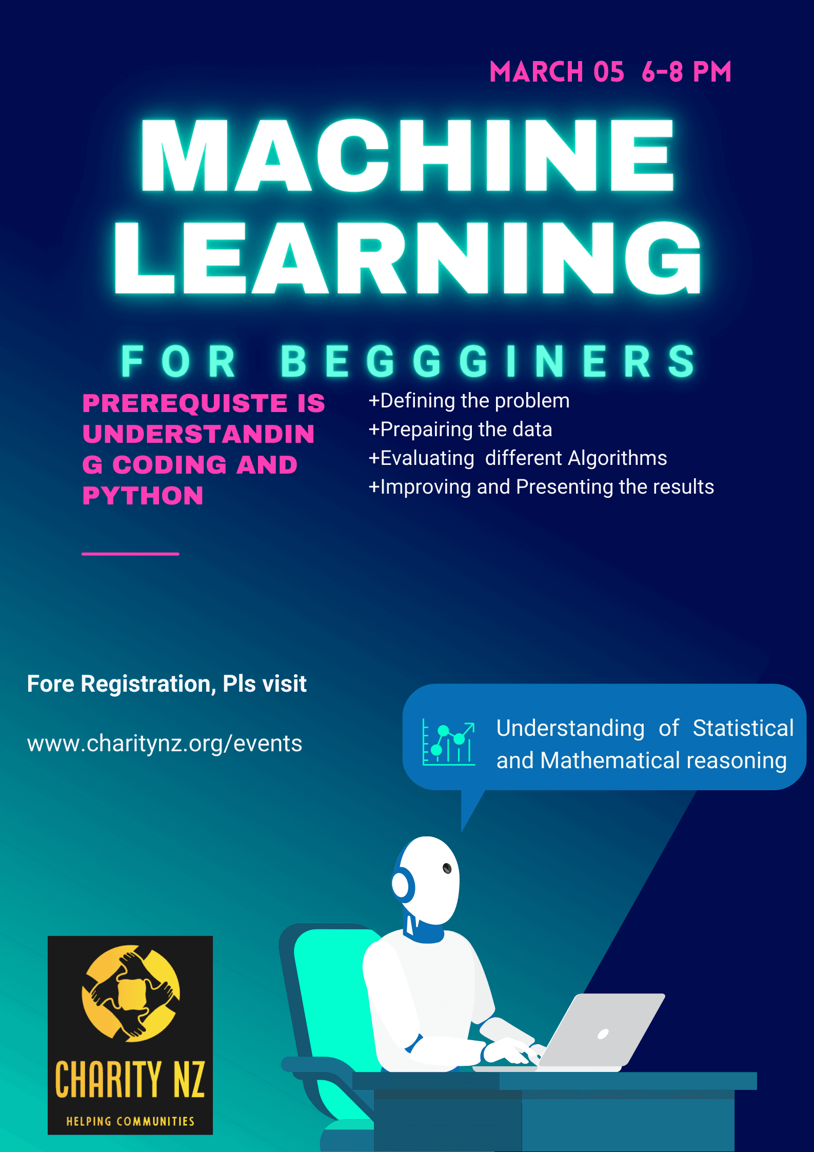 Intro to Machine Learning for Beginners - CharityNZ